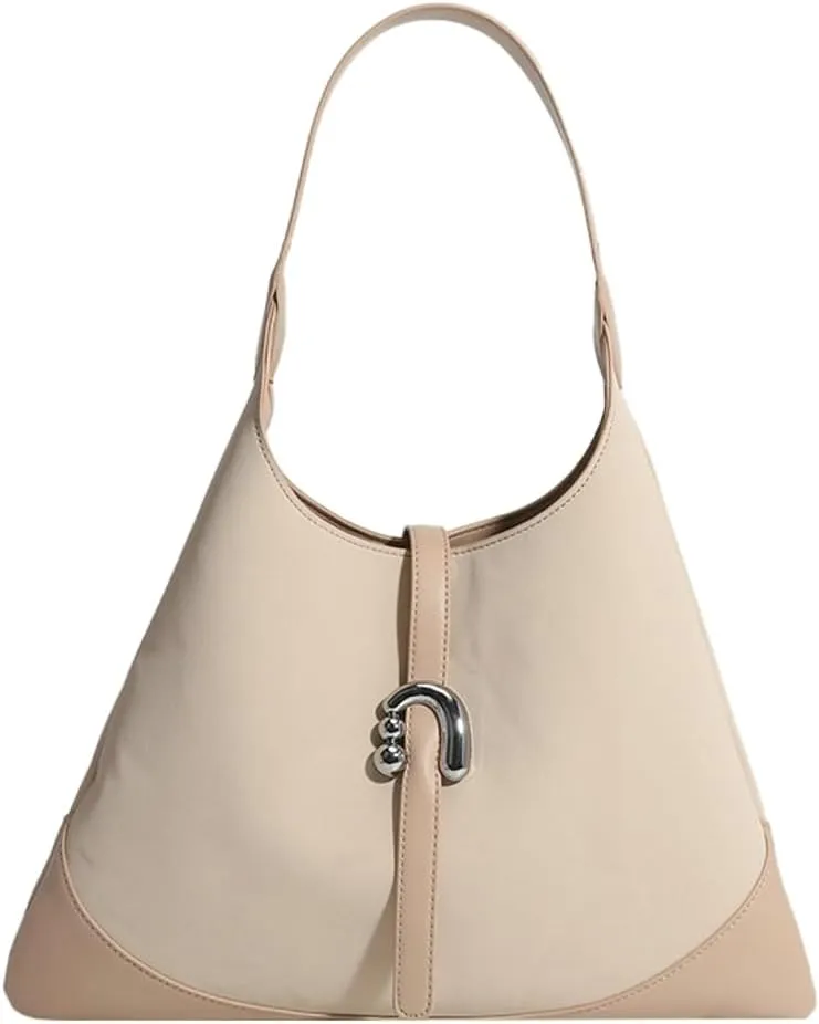 Womens Vegan Leather Hobo Bag Removable Pouch Tote Bag Set Large PU Leather Handbag Shoulder Bags Work Shopping Purse